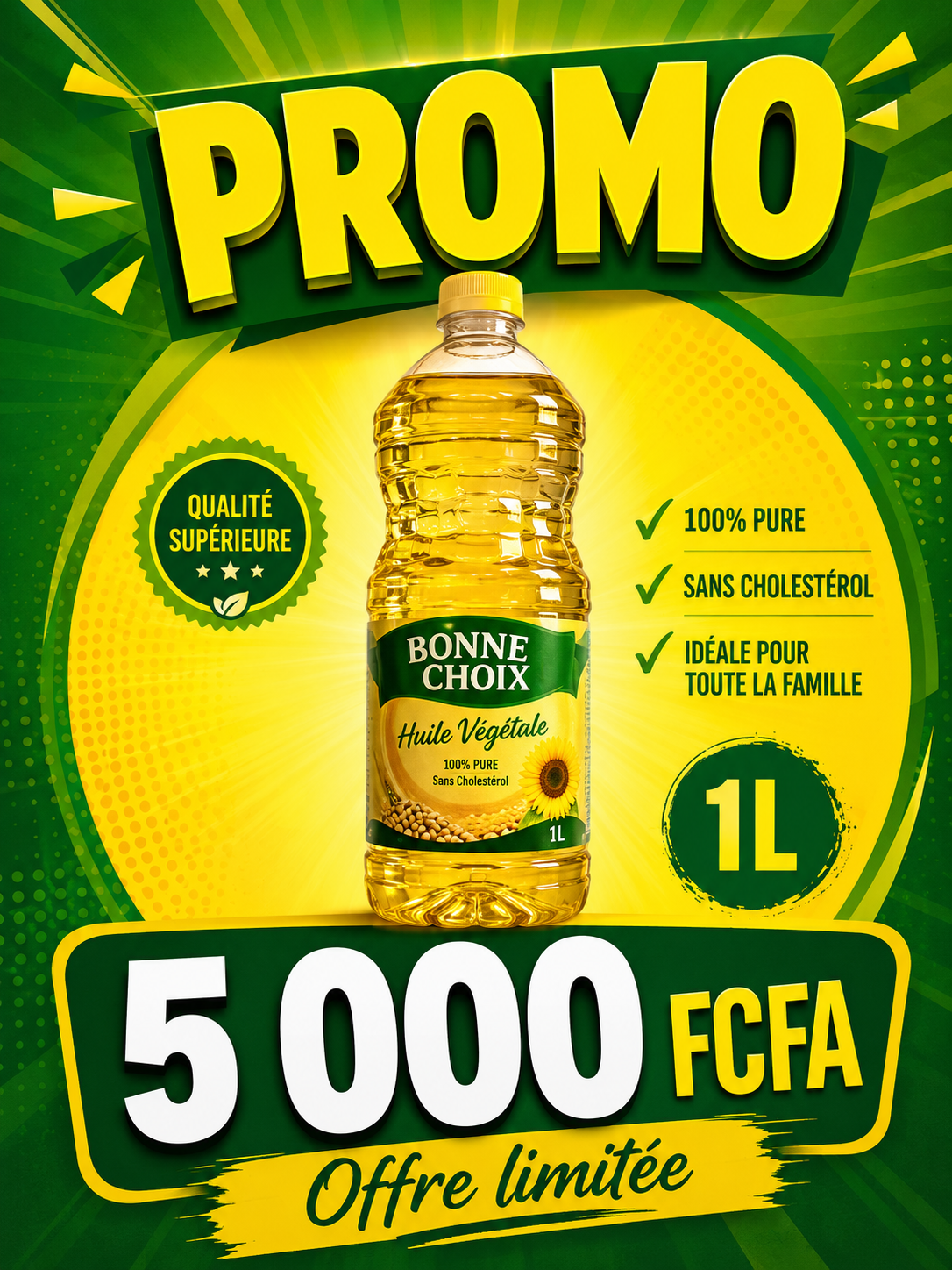 Affiche promo prix